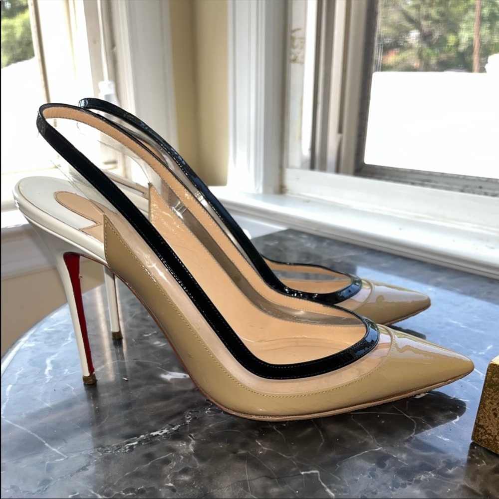 Christian Louboutin slingback heels